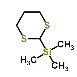 1,3-dithian-2-yl(trimethyl)silane structure