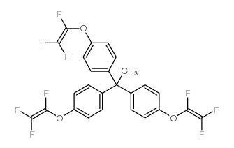 1,1,1-三s(4-三氟乙烯基氧基苯基)乙烷结构式