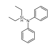 N,N-diphenyldiethylsilylamine结构式