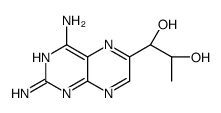 (1R,2S)-1-(2,4-diaminopteridin-6-yl)propane-1,2-diol结构式