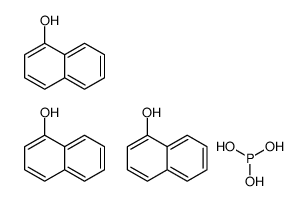 naphthalen-1-ol,phosphorous acid Structure