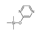 trimethyl(pyrazin-2-yloxy)silane结构式