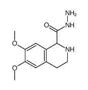 1-hydrazido-6,7-dimethoxy-1,2,3,4-tetrahydroisoquinoline Structure
