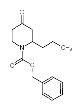 1-CBZ-2-丙基-4-哌啶酮结构式