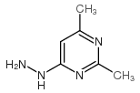 4-肼-2,6-二甲基嘧啶结构式