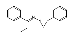 1-phenyl-N-(2-phenylaziridin-1-yl)propan-1-imine结构式