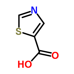 噻唑-5-甲酸结构式