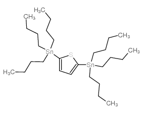 2,5 -双(三正丁基锡)噻吩结构式