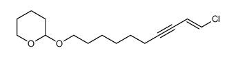 2-(10-chlorodec-9-en-7-ynoxy)oxane结构式