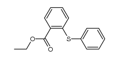 2-Phenylthiobenzoesaeureethylester结构式