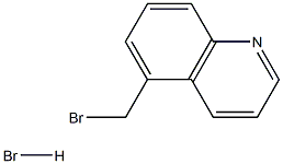 5-(溴甲基)喹啉氢溴酸盐结构式