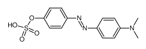 4-Dimethylamino-4'-sulfooxy-azobenzol结构式