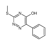 3-(甲基硫代)-6-苯基-1,2,4-噻嗪-5(2H)-酮结构式