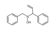 N-benzyl-N-(1-phenyl-2-propenyl)hydroxylamine结构式