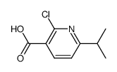2-氯-6-异丙基烟酸结构式