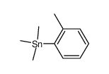 o-Methylphenyltrimethyltin(IV)结构式