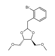 (4S,5S)-2-(2-bromobenzyl)-4,5-bis(methoxymethyl)-1,3-dioxolane结构式