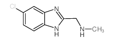 (5-氯-1H-苯并咪唑-2-甲基)-甲胺结构式