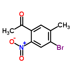 1-(4-Bromo-5-methyl-2-nitrophenyl)ethanone Structure