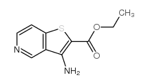 Ethyl 3-aminothieno[3,2-c]pyridine-2-carboxylate structure