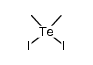 dimethyl tellurium diiodide Structure
