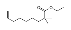 ethyl 2,2-dimethylnon-8-enoate结构式