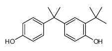 2-tert-butyl-4-[2-(4-hydroxyphenyl)propan-2-yl]phenol Structure