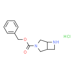 3,6-二氮杂双环[3.2.0]庚烷-3-羧酸苄酯盐酸盐结构式