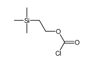 2-trimethylsilylethyl carbonochloridate Structure