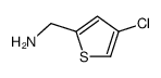 (4-chlorothiophen-2-yl)methanamine structure
