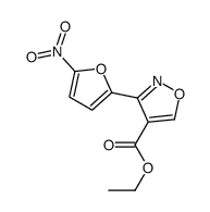 ethyl 3-(5-nitrofuran-2-yl)-1,2-oxazole-4-carboxylate Structure