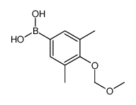 (4-(甲氧基甲氧基)-3,5-二甲基苯基)硼酸结构式