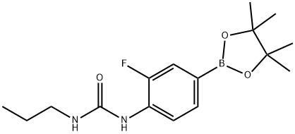 3-氟-4-(丙基脲基)苯硼酸频哪醇酯图片