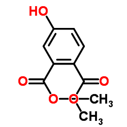 4-羟基邻苯二甲酸二甲酯结构式