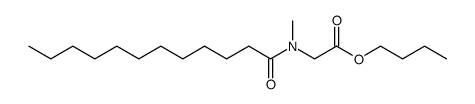 N-lauroylsarcosine butyl ester Structure