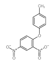 Benzene,1-(4-methylphenoxy)-2,4-dinitro- Structure