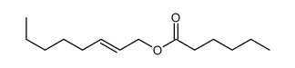 oct-2-enyl hexanoate结构式