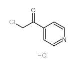 1-(4-吡啶基)-2-氯乙酮盐酸盐结构式