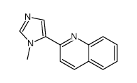 2-(3-Methyl-3H-imidazole-4-yl)quinoline Structure