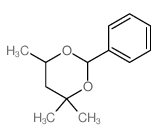 1,3-Dioxane,4,4,6-trimethyl-2-phenyl- Structure