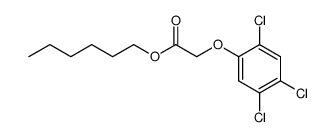 (2,4,5-trichloro-phenoxy)-acetic acid hexyl ester Structure