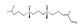 (7R,11R)-3,7,11,15-tetramethyl-hexadeca-1,3ξ-diene Structure