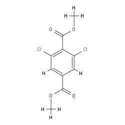 Dimethyl 2,6-dichloroterephthalate Structure