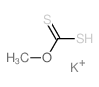 Carbonodithioic acid,O-methyl ester, potassium salt (9CI) structure