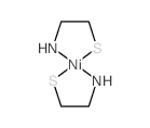 Nickel, bis[2-(amino-kN)ethanethiolato-kS]- Structure