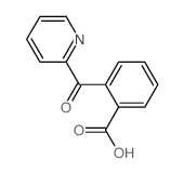 Benzoic acid,2-(2-pyridinylcarbonyl)-结构式