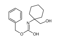 Benzyl [1-(hydroxymethyl)cyclohexyl]carbamate结构式