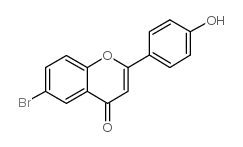 6-溴-4-羟基黄酮结构式