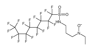 N-[3-(二甲基环氧氨基)丙基]-1,1,2,2,3,3,4,4,5,5,6,6,7,7,8,8,8-十七氟代-1-辛烷磺酰胺结构式