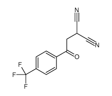 2-(2-氧亚基-2-(4-(三氟甲基)苯基)乙基)丙二腈结构式